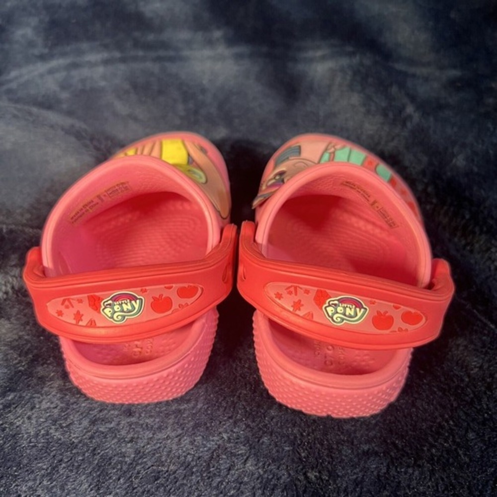 My Little Pony Crocs Pink Children‎ Size 4 - Picture 8 of 9